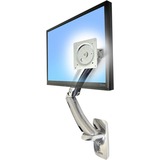 Ergotron MX Wall Mount LCD Arm 106,7 cm (42") Aluminio Pared, Soporte de pared plateado, 13,6 kg, 106,7 cm (42"), 75 x 75 mm, 200 x 200 mm, Aluminio