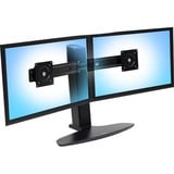 Ergotron Neo Flex Dual Monitor Lift Stand 62,2 cm (24.5") Negro Escritorio, Soporte de pie negro, 6,4 kg, 62,2 cm (24.5"), 75 x 75 mm, 100 x 100 mm, Ajustes de altura, Negro