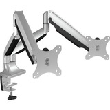ICY BOX IB-MS504-T 81,3 cm (32") Escritorio Negro, Plata, Soporte de monitor plateado/Negro, Abrazadera, 18 kg, 81,3 cm (32"), 75 x 75 mm, 100 x 100 mm, Negro, Plata