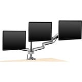 ICY BOX IB-MS505-TI 81,3 cm (32") Escritorio Negro, Plata, Soporte de monitor plateado/Negro, Abrazadera, 21 kg, 81,3 cm (32"), 75 x 75 mm, 100 x 100 mm, Negro, Plata