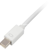 Sharkoon 0.15m, Mini DisplayPort/DVI 0,15 m Blanco, Adaptador blanco, Mini DisplayPort/DVI, 0,15 m, Mini DisplayPort, DVI, Macho, Hembra, Oro