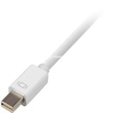 Sharkoon 0.15m, Mini DisplayPort/HDMI 0,15 m Blanco, Adaptador blanco, Mini DisplayPort/HDMI, 0,15 m, Mini DisplayPort, HDMI, Macho, Hembra, Oro