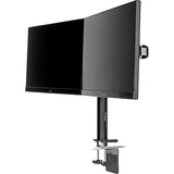 iiyama DS1002C-B1 soporte para monitor 76,2 cm (30") Negro Escritorio, Soporte de monitor negro, Abrazadera, 10 kg, 25,4 cm (10"), 76,2 cm (30"), 100 x 100 mm, Negro