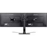 iiyama DS1002D-B1 soporte para monitor 76,2 cm (30") Negro Escritorio, Soporte de pie negro, 10 kg, 25,4 cm (10"), 76,2 cm (30"), 100 x 100 mm, Ajustes de altura, Negro