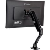 iiyama DS3001C-B1 soporte para monitor 68,6 cm (27") Negro Escritorio, Soporte de monitor negro, Abrazadera, 5 kg, 25,4 cm (10"), 68,6 cm (27"), 100 x 100 mm, Negro