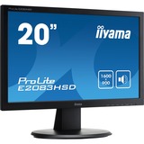 iiyama ProLite E2083HSD-B1 LED display 49,5 cm (19.5") 1600 x 900 Pixeles HD+ Negro, Monitor LED negro, 49,5 cm (19.5"), 1600 x 900 Pixeles, HD+, LED, 5 ms, Negro