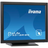 iiyama ProLite T1531SR-B5 monitor pantalla táctil 38,1 cm (15") 1024 x 768 Pixeles Negro, Monitor LED negro, 38,1 cm (15"), 300 cd / m², TN, 4:3, 1024 x 768 Pixeles, LED