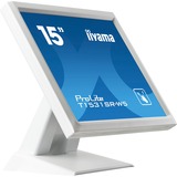 iiyama ProLite T1531SR-W5 pantalla para PC 38,1 cm (15") 1024 x 768 Pixeles LED Pantalla táctil Blanco, Monitor LED blanco, 38,1 cm (15"), 1024 x 768 Pixeles, LED, 8 ms, Blanco