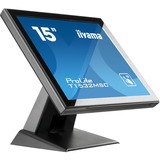 iiyama ProLite T1532MSC-B5AG monitor pantalla táctil 38,1 cm (15") 1024 x 768 Pixeles Negro, Monitor LED negro, 38,1 cm (15"), 315 cd / m², TN, 4:3, 1024 x 768 Pixeles, LED