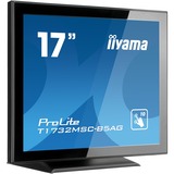 iiyama ProLite T1732MSC-B5AG pantalla para PC 43,2 cm (17") 1280 x 1024 Pixeles LED Pantalla táctil Negro, Monitor LED negro, 43,2 cm (17"), 1280 x 1024 Pixeles, LED, 5 ms, Negro