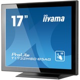 iiyama ProLite T1732MSC-B5AG pantalla para PC 43,2 cm (17") 1280 x 1024 Pixeles LED Pantalla táctil Negro, Monitor LED negro, 43,2 cm (17"), 1280 x 1024 Pixeles, LED, 5 ms, Negro