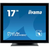 iiyama ProLite T1732MSC-B5X pantalla para PC 43,2 cm (17") 1280 x 1024 Pixeles LED Pantalla táctil Negro, Monitor LED negro, 43,2 cm (17"), 1280 x 1024 Pixeles, LED, 5 ms, Negro