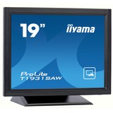 iiyama ProLite T1931SAW-B5 monitor pantalla táctil 48,3 cm (19") 1280 x 1024 Pixeles Single-touch Negro, Monitor LED negro, 48,3 cm (19"), 230 cd / m², TN, 5:4, 1280 x 1024 Pixeles, LED