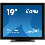 iiyama ProLite T1932MSC-B5X monitor pantalla táctil 48,3 cm (19") 1280 x 1024 Pixeles Multi-touch Mesa Negro, Monitor LED negro, 48,3 cm (19"), 225 cd / m², IPS, 5:4, 1280 x 1024 Pixeles, LED