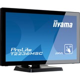 iiyama ProLite T2236MSC-B2 54,6 cm (21.5") 1920 x 1080 Pixeles Multi-touch, Monitor LED negro, 54,6 cm (21.5"), 215 cd / m², A-MVA, 16:9, 1920 x 1080 Pixeles, LED