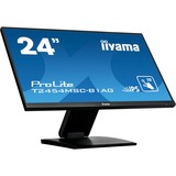 iiyama ProLite T2454MSC-B1AG pantalla para PC 60,5 cm (23.8") 1920 x 1080 Pixeles Full HD LED Pantalla táctil Multi-usuario Negro, Monitor LED negro, 60,5 cm (23.8"), 1920 x 1080 Pixeles, Full HD, LED, 4 ms, Negro