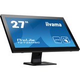 iiyama ProLite T2736MSC-B1 pantalla para PC 68,6 cm (27") 1920 x 1080 Pixeles Full HD LED Pantalla táctil Negro, Monitor LED negro, 68,6 cm (27"), 1920 x 1080 Pixeles, Full HD, LED, 4 ms, Negro