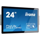 iiyama ProLite TF2415MC-B2 pantalla para PC 60,5 cm (23.8") 1920 x 1080 Pixeles Full HD LED Pantalla táctil Multi-usuario Negro, Monitor LED negro, 60,5 cm (23.8"), 1920 x 1080 Pixeles, Full HD, LED, 16 ms, Negro