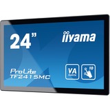 iiyama ProLite TF2415MC-B2 pantalla para PC 60,5 cm (23.8") 1920 x 1080 Pixeles Full HD VA Pantalla táctil Multi-usuario Negro, Monitor LED negro, 60,5 cm (23.8"), 1920 x 1080 Pixeles, Full HD, VA, 16 ms, Negro