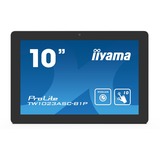 iiyama ProLite TW1023ASC-B1P pantalla para PC 25,6 cm (10.1") 1280 x 800 Pixeles WXGA LED Pantalla táctil Multi-usuario Negro, Monitor LED negro, 25,6 cm (10.1"), 1280 x 800 Pixeles, WXGA, LED, 25 ms, Negro