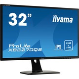iiyama ProLite XB3270QS-B1 pantalla para PC 80 cm (31.5") 2560 x 1440 Pixeles Quad HD LED Negro, Monitor LED negro, 80 cm (31.5"), 2560 x 1440 Pixeles, Quad HD, LED, 4 ms, Negro