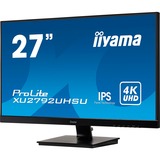 iiyama ProLite XU2792UHSU-B1 LED display 68,6 cm (27") 3840 x 2160 Pixeles 4K Ultra HD Negro, Monitor LED negro, 68,6 cm (27"), 3840 x 2160 Pixeles, 4K Ultra HD, LED, 4 ms, Negro