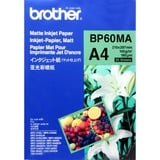 Brother BP-60MA papel para impresora de inyección de tinta A4 (210x297 mm) Mate 25 hojas Blanco Impresión por inyección de tinta, A4 (210x297 mm), Mate, 25 hojas, 145 g/m², Blanco
