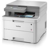 Brother DCP-L3510CDW impresora multifunción LED A4 2400 x 600 DPI 18 ppm Wifi, Impresora multifuncional gris/Antracita, LED, Impresión a color, 2400 x 600 DPI, Copia a color, A4, Gris