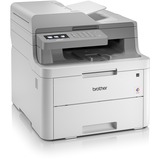 Brother DCP-L3550CDW multifuncional LED A4 2400 x 600 DPI 18 ppm Wifi, Impresora multifuncional gris/Antracita, LED, Impresión a color, 2400 x 600 DPI, Copia a color, A4, Gris