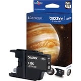 Brother LC1240BK cartucho de tinta 1 pieza(s) Original Negro Negro, 1 pieza(s), 600 páginas, Pack individual, Minorista