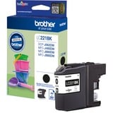 Brother LC221BK cartucho de tinta 1 pieza(s) Original Negro Negro, 1 pieza(s), 260 páginas, Pack individual
