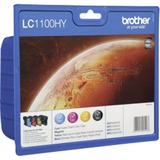 Brother LC-1100HY cartucho de tinta Original Negro, Cian, Magenta, Amarillo Multipack