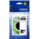 Brother LC-3233BK cartucho de tinta 1 pieza(s) Original Rendimiento estándar Negro Rendimiento estándar, Tinta a base de pigmentos, 3000 páginas, 1 pieza(s)
