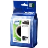 Brother LC-3233BK cartucho de tinta 1 pieza(s) Original Rendimiento estándar Negro Rendimiento estándar, Tinta a base de pigmentos, 3000 páginas, 1 pieza(s)