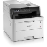 Brother MFC-L3710CW impresora multifunción LED A4 2400 x 600 DPI 19 ppm Wifi, Impresora multifuncional gris/Antracita, LED, Impresión a color, 2400 x 600 DPI, A4, Impresión directa, Gris, Blanco