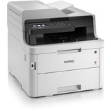 Brother MFC-L3750CDW multifuncional LED A4 2400 x 600 DPI 24 ppm, Impresora multifuncional gris/Antracita, LED, Impresión a color, 2400 x 600 DPI, Copia a color, A4, Negro, Blanco