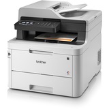 Brother MFC-L3770CDW impresora multifunción LED A4 2400 x 600 DPI 24 ppm Wifi, Impresora multifuncional gris/Antracita, LED, Impresión a color, 2400 x 600 DPI, A4, Impresión directa, Negro, Blanco