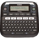 Brother PT-D210 impresora de etiquetas Transferencia térmica 180 x 180 DPI 20 mm/s QWERTY, Rotulador negro, QWERTY, Transferencia térmica, 180 x 180 DPI, 20 mm/s, AAA, Alcalino