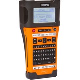 Brother PT-E500VP impresora de etiquetas Transferencia térmica 180 x 180 DPI Alámbrico TZe QWERTY, Rotulador naranja/Negro, QWERTY, TZe, Transferencia térmica, 180 x 180 DPI, 30 mm/s, Alámbrico
