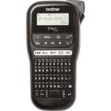 Brother PT-H110 impresora de etiquetas Transferencia térmica 180 x 180 DPI 20 mm/s TZe QWERTY, Rotulador gris/blanco, QWERTY, TZe, Transferencia térmica, 180 x 180 DPI, 20 mm/s, AAA