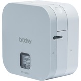 Brother PT-P300BT impresora de etiquetas Térmica directa 180 x 180 DPI 20 mm/s TZe Bluetooth blanco, TZe, Térmica directa, 180 x 180 DPI, 20 mm/s, AAA, Blanco