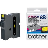Brother TX-641 cinta para impresora de etiquetas Negro sobre amarillo, Cinta de escritura Negro sobre amarillo, TX, Negro, China, 5 año(s), Brother