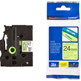 Brother TZe-C51 cinta para impresora de etiquetas Negro sobre amarillo fluorescente, Cinta de escritura Negro sobre amarillo fluorescente, TZe, Gris, Transferencia térmica, Brother, PT-2430PC, PT-2700, PT-2730, PT-9600, PT-9700PC, PT-9800PCN