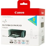 Canon 6403B007 cartucho de tinta 5 pieza(s) Original Rendimiento estándar Gris, Foto negro, Fotos cian, Foto magenta Rendimiento estándar, 5 pieza(s), Multipack