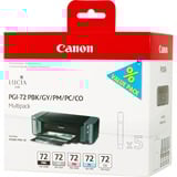 Canon 6403B007 cartucho de tinta 5 pieza(s) Original Rendimiento estándar Gris, Foto negro, Fotos cian, Foto magenta Rendimiento estándar, 5 pieza(s), Multipack