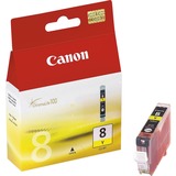 Canon Cartridge CLI-8 YLO cartucho de tinta Original Amarillo Tinta a base de pigmentos, Minorista