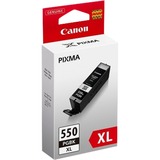 Canon PGI-550PGBK XL cartucho de tinta 1 pieza(s) Original Alto rendimiento (XL) Negro Alto rendimiento (XL), Negro, Tinta a base de pigmentos, 1 pieza(s), 500 páginas, Pack individual, Minorista