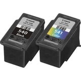 Canon PG-540/CL-541 cartucho de tinta 2 pieza(s) Original Rendimiento estándar Negro, Cian, Magenta, Amarillo Rendimiento estándar, Negro, Cian, Magenta, Amarillo, 2 pieza(s), 2465 páginas, 180 páginas, Multipack, Minorista
