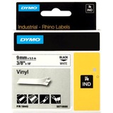 Dymo Etiquetas de Vinilo IND, Cinta de escritura Negro sobre blanco, Multicolor, Vinilo, -40 - 80 °C, UL 969, DYMO