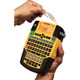 Dymo RHINO 4200 impresora de etiquetas QWERTZ, Rotulador QWERTZ, Ión de litio, Negro, Amarillo